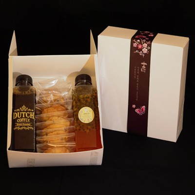 마살공 패션후르츠청+더치커피+쿠키세트